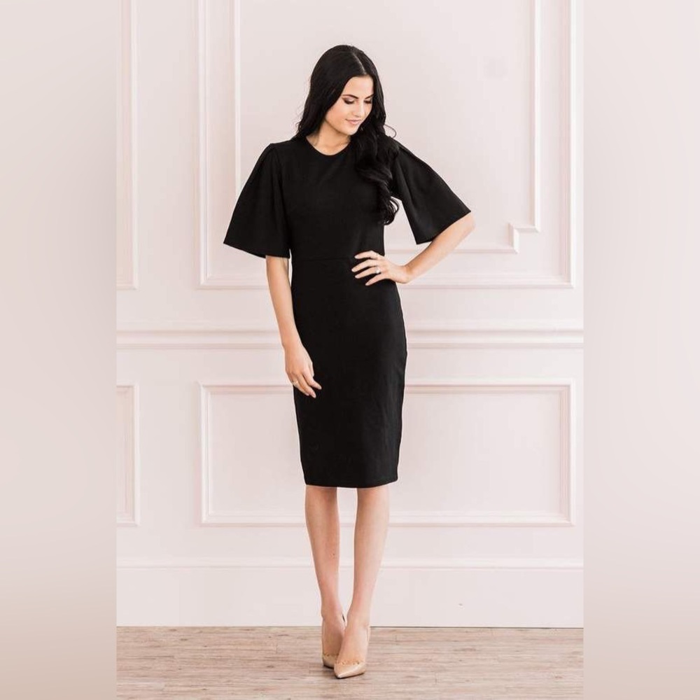 Rachel Parcell Flutter Sleeve Dress XS